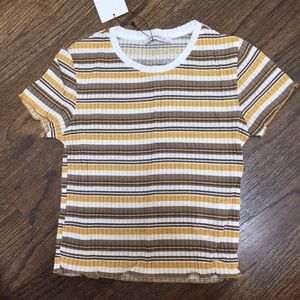 Striped Cotton Lightweight T-Shirt